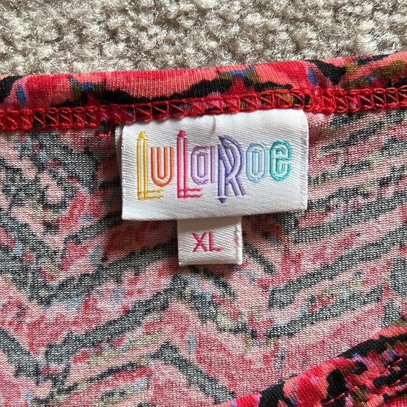 LuLaRoe Julia fitted knit dress, size XL - Picture 4 of 4